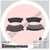 Image de Kit De Plaquettes De Frein, Frein À Disque 24004.165.1 Zimmermann Zimmermann 24004.165.1 Ford Usa;Mazda
