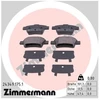 Image de Kit De Plaquettes De Frein, Frein À Disque 24349.175.1 Zimmermann Zimmermann 24349.175.1 Abarth;Fiat;Opel