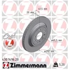Image de Disque De Frein Zimmermann 430.1496.20 Cadillac;Fiat;Opel;Saab;Vauxhall