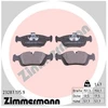 Image de Kit De Plaquettes De Frein, Frein À Disque Pb:Z 23287.175.9 Zimmermann Zimmermann 23287.175.9 Bmw