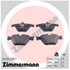 Image de Kit De Plaquettes De Frein, Frein À Disque 24255.200.1 Zimmermann Zimmermann 24255.200.1 Bmw