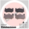 Image de Kit De Plaquettes De Frein, Frein À Disque Pb:Z 23330.170.9 Zimmermann Zimmermann 23330.170.9 Porsche