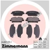 Image de Kit De Plaquettes De Frein, Frein À Disque 24087.175.1 Zimmermann Zimmermann 24087.175.1 Honda