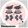 Image de Kit De Plaquettes De Frein, Frein À Disque 23517.170.1 Zimmermann Zimmermann 23517.170.1 Alfa Romeo