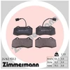 Image de Kit De Plaquettes De Frein, Frein À Disque 24162.150.2 Zimmermann Zimmermann 24162.150.2 Abarth;Alfa Romeo