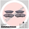 Image de Kit De Plaquettes De Frein, Frein À Disque 24222.175.1 Zimmermann Zimmermann 24222.175.1 Subaru