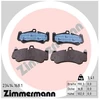 Image de Kit De Plaquettes De Frein, Frein À Disque 23414.168.1 Zimmermann Zimmermann 23414.168.1 Porsche