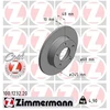 Image de Disque De Frein Zimmermann 100.1232.20 Audi;Volkswagen