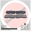 Image de Kit De Plaquettes De Frein, Frein À Disque 24316.170.1 Zimmermann Zimmermann 24316.170.1 Bmw