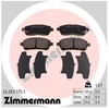 Image de Kit De Plaquettes De Frein, Frein À Disque 24283.175.1 Zimmermann Zimmermann 24283.175.1 Mazda;Suzuki