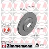 Image de Disque De Frein Zimmermann 590.2814.20 Toyota
