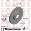 Image de Disque De Frein Zimmermann 610.3722.20 Volvo