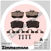 Image de Kit De Plaquettes De Frein, Frein À Disque 23554.170.3 Zimmermann Zimmermann 23554.170.3 Audi;Citroen;Ds;Peugeot;Renault;Seat;Skoda;Volkswagen