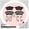 Image de Kit De Plaquettes De Frein, Frein À Disque 23881.200.3 Zimmermann Zimmermann 23881.200.3 Mercedes-Benz