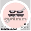 Image de Kit De Plaquettes De Frein, Frein À Disque 23543..2 Zimmermann Zimmermann 23543..2 Hyundai;Kia;Ssangyong
