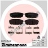 Image de Kit De Plaquettes De Frein, Frein À Disque 24058..2 Zimmermann Zimmermann 24058..2 Kia