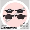 Image de Kit De Plaquettes De Frein, Frein À Disque 23590..1 Zimmermann Zimmermann 23590..1 Volvo