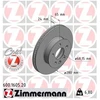 Image de Disque De Frein Zimmermann 600.1605.20 Volkswagen