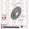 Image de Disque De Frein Zimmermann 180.3014.20 Citroen;Peugeot