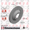 Image de Disque De Frein Zimmermann .1551.70 Porsche