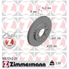 Image de Disque De Frein Zimmermann 100.1245.20 Audi;Volkswagen