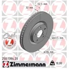 Image de Disque De Frein Zimmermann 250.1384.20 Ford;Ford Usa