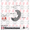 Image de Tambour De Frein Coat Z Zimmermann 600.1963.20 Volkswagen