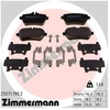 Image de Kit De Plaquettes De Frein, Frein À Disque 25071..2 Zimmermann Zimmermann 25071..2 Mercedes-Benz