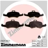 Image de Kit De Plaquettes De Frein, Frein À Disque 25829.165.1 Zimmermann Zimmermann 25829.165.1 Audi