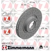 Image de Disque De Frein Zimmermann .4511.70 Porsche