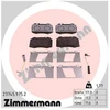 Image de Kit De Plaquettes De Frein, Frein À Disque Rd:Z 23745.975.2 Zimmermann Zimmermann 23745.975.2 Mercedes-Benz