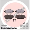 Image de Kit De Plaquettes De Frein, Frein À Disque Rd:Z 23915.975.1 Zimmermann Zimmermann 23915.975.1 Bmw;Ford;Mini