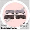 Image de Kit De Plaquettes De Frein, Frein À Disque Rd:Z 24681.966.1 Zimmermann Zimmermann 24681.966.1 Mercedes-Benz