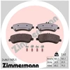 Image de Kit De Plaquettes De Frein, Frein À Disque Rd:Z 24867.905.1 Zimmermann Zimmermann 24867.905.1 Mercedes-Benz