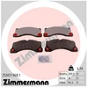 Image de Kit De Plaquettes De Frein, Frein À Disque Rd:Z 25007..1 Zimmermann Zimmermann 25007..1 Porsche