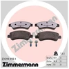 Image de Kit De Plaquettes De Frein, Frein À Disque Rd:Z 23599.990.1 Zimmermann Zimmermann 23599.990.1 Citroen;Opel;Peugeot