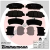 Image de Kit De Plaquettes De Frein, Frein À Disque 25792.170.1 Zimmermann Zimmermann 25792.170.1 Honda