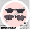 Image de Kit De Plaquettes De Frein, Frein À Disque 22423.160.1 Zimmermann Zimmermann 22423.160.1 Mercedes-Benz