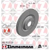 Image de Disque De Frein Zimmermann 285.3537.20 Hyundai
