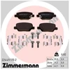 Image de Kit De Plaquettes De Frein, Frein À Disque 22449.170.2 Zimmermann Zimmermann 22449.170.2 Fiat