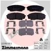 Image de Kit De Plaquettes De Frein, Frein À Disque 22378.170.2 Zimmermann Zimmermann 22378.170.2 Hyundai;Kia