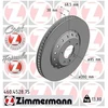 Image de Disque De Frein Zimmermann .4528. Porsche