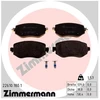 Image de Kit De Plaquettes De Frein, Frein À Disque 22610.180.1 Zimmermann Zimmermann 22610.180.1 Renault