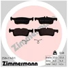 Image de Kit De Plaquettes De Frein, Frein À Disque 25841.140.1 Zimmermann Zimmermann 25841.140.1 Ford