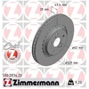 Image de Disque De Frein Zimmermann 590.2834.20 Lexus;Toyota