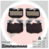 Image de Kit De Plaquettes De Frein, Frein À Disque 22425.200.1 Zimmermann Zimmermann 22425.200.1 Bmw;Toyota
