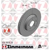 Image de Disque De Frein Zimmermann 320.3819.20 Genesis;Kia