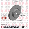 Image de Disque De Frein Zimmermann 150.2965.20 Bmw