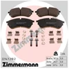 Image de Kit De Plaquettes De Frein, Frein À Disque 22147.210.2 Zimmermann Zimmermann 22147.210.2 Man;Volkswagen