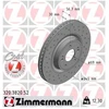 Image de Disque De Frein Zimmermann 320.3820.52 Kia